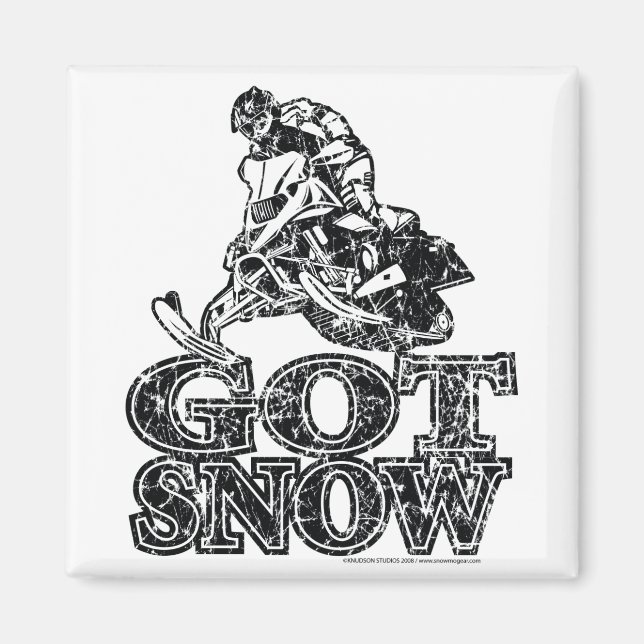 Got schneebekümmert magnet (Vorne)