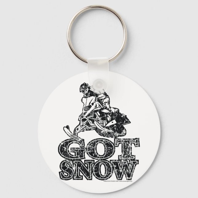 Got schneebekümmert schlüsselanhänger (Vorderseite)
