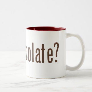 got Schokolade? Zweifarbige Tasse