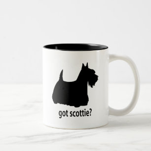 Got schottischen Terrier Zweifarbige Tasse