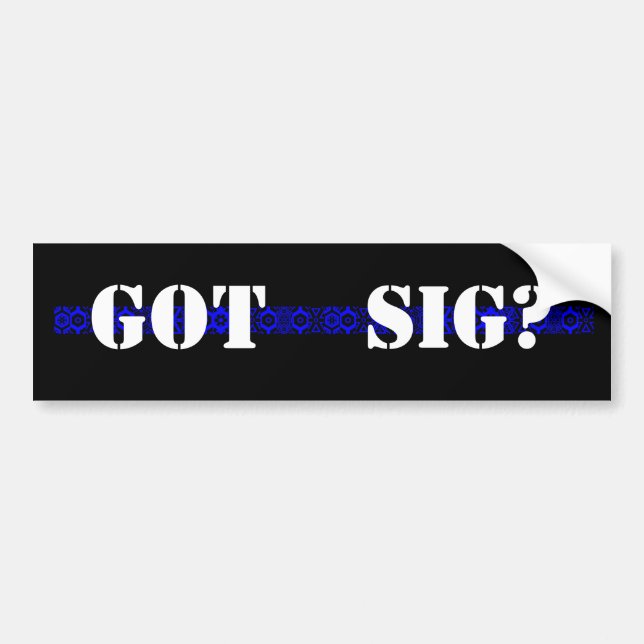 GOT SIG? AUTOAUFKLEBER (Vorne)
