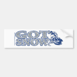 Got-Snow-Bumper-Bluegrey Autoaufkleber