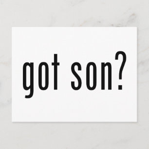 got Sohn? Postkarte