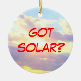 Got Solarverzierung Keramikornament
