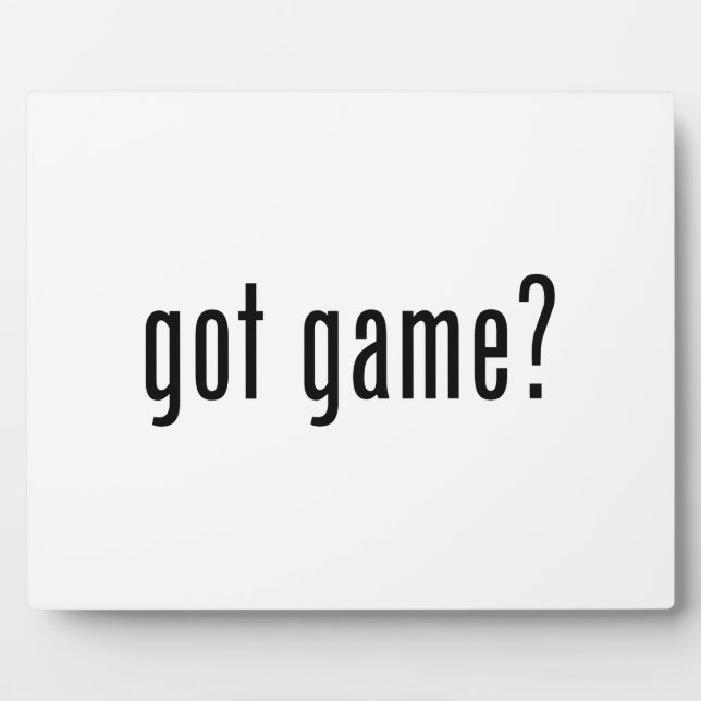 got Spiel? Fotoplatte (Vorderseite)