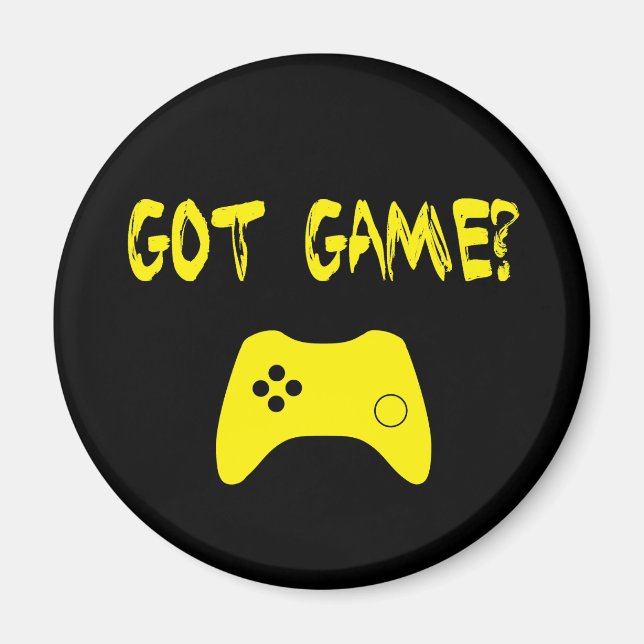 Got Spiel? Funny Gamer Magnet (Vorne)
