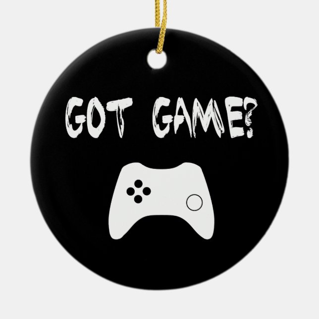 Got Spiel? Funny Gamer Ornament (Vorne)