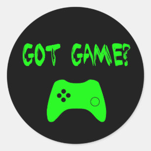 Got Spiel? Funny Gamer Stickers