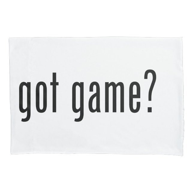 got Spiel? Kissenbezug (Vorderseite)