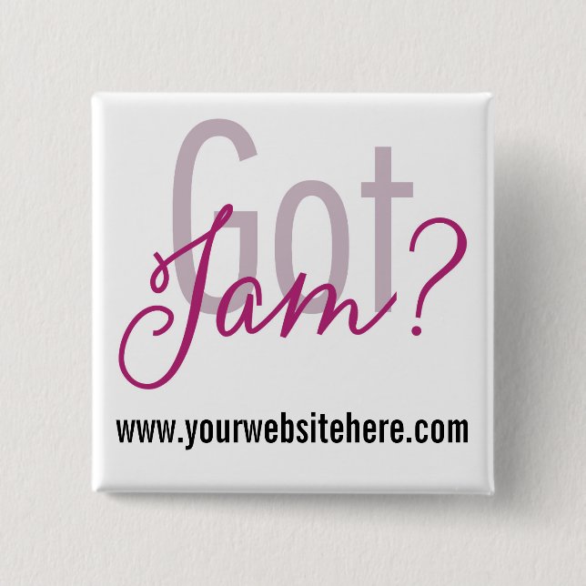 Got Stau? Knopf Button (Vorderseite)
