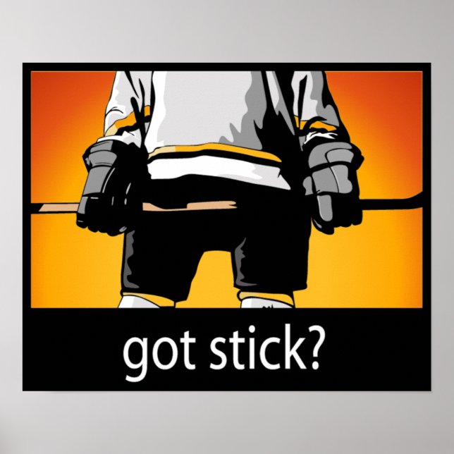 Got Stick? hockey poster (Vorne)