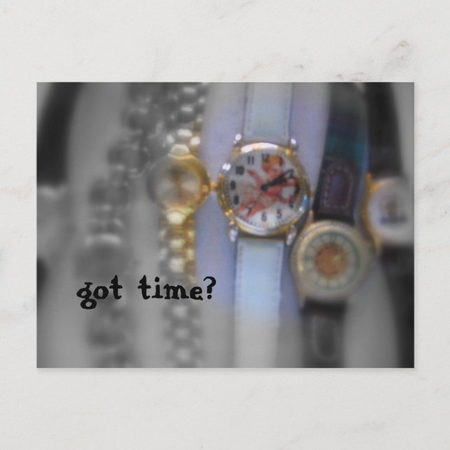 Got Time Postcard Postkarte (Vorderseite)