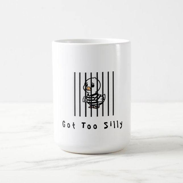 Got too Silly Funny Goose Kaffeetasse (Mittel)