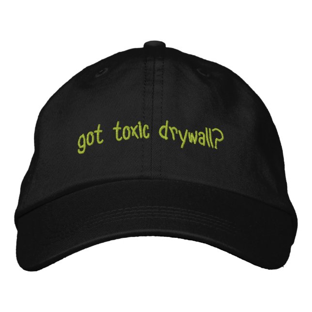 Got toxische Trockenmauer? Bestickte Baseballkappe (Vorderseite)