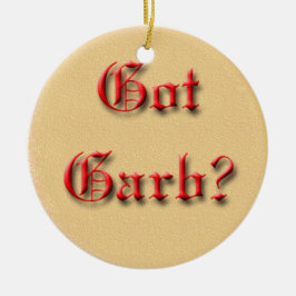 Got Tracht? Keramik Ornament