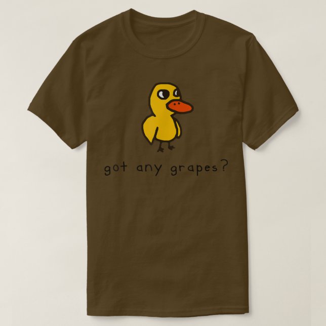 Got Trauben lustig T-Shirt (Design vorne)