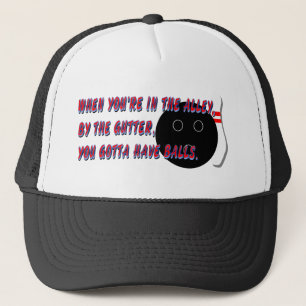 Got, um Ball-Bowlings-Kappe zu haben Truckerkappe