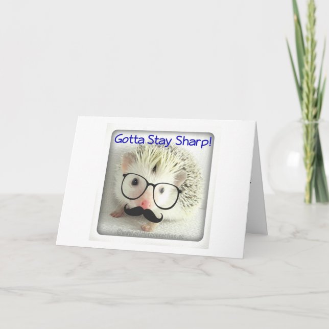 Got, um scharf zu bleibe karte (Vorderseite)