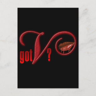 Got V - Vampirblut Postkarte
