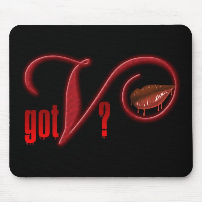 Got V - Vampire-Blut Mousepad (Vorne)