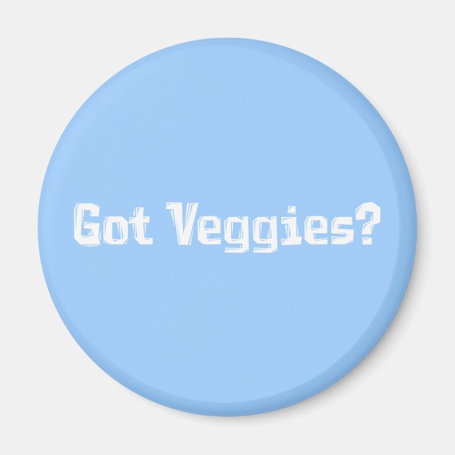 Got Veggies-Geschenke Magnet (Vorne)