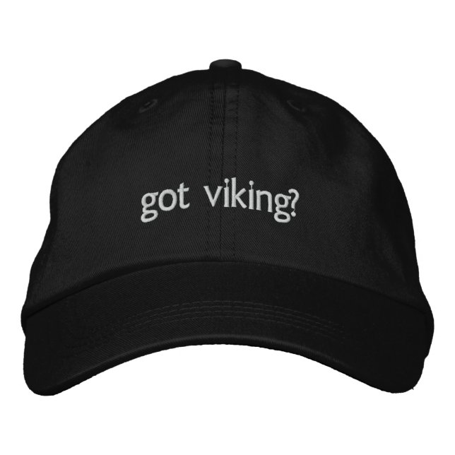 got viking? bestickte kappe (Vorderseite)
