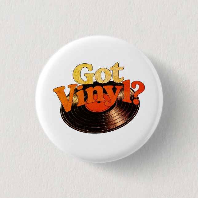 Got Vinyl Knopf Button (Vorderseite)