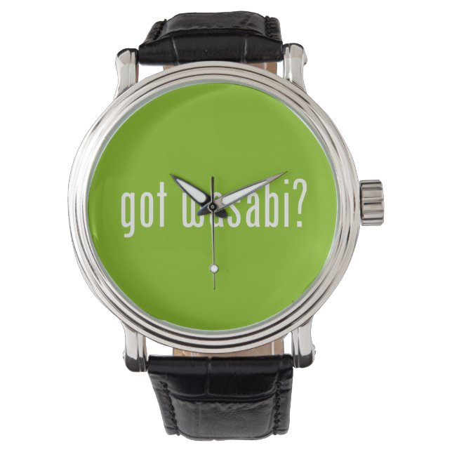 got Wabi? Armbanduhr (Vorderseite)