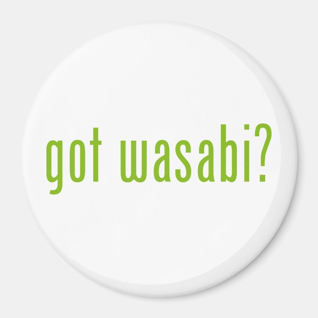 got Wabi? Magnet (Vorne)