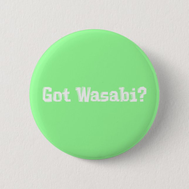 Got Wasabi Geschenke Button (Vorderseite)
