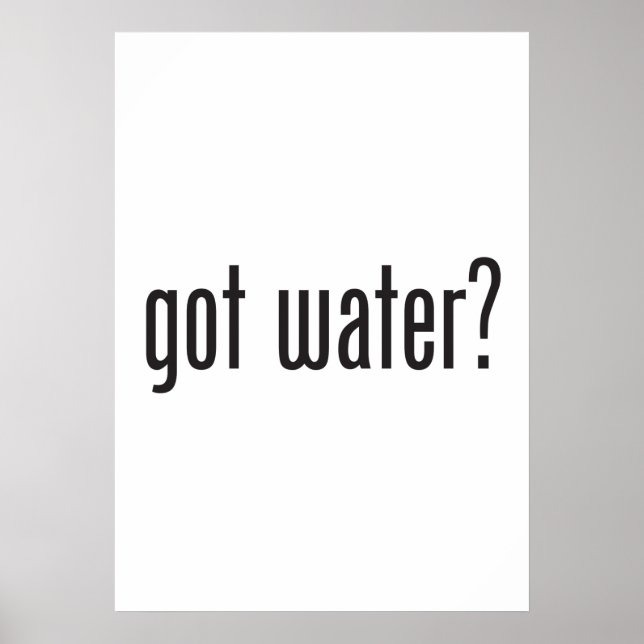 got Wasser Poster (Vorne)
