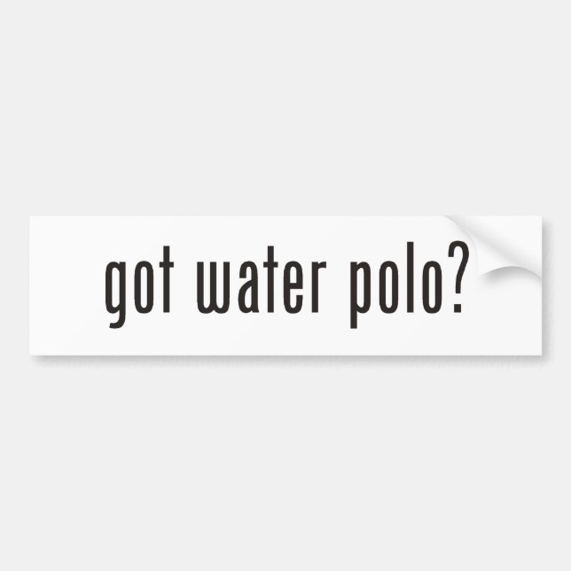 got Wasserpolo? Autoaufkleber (Vorne)