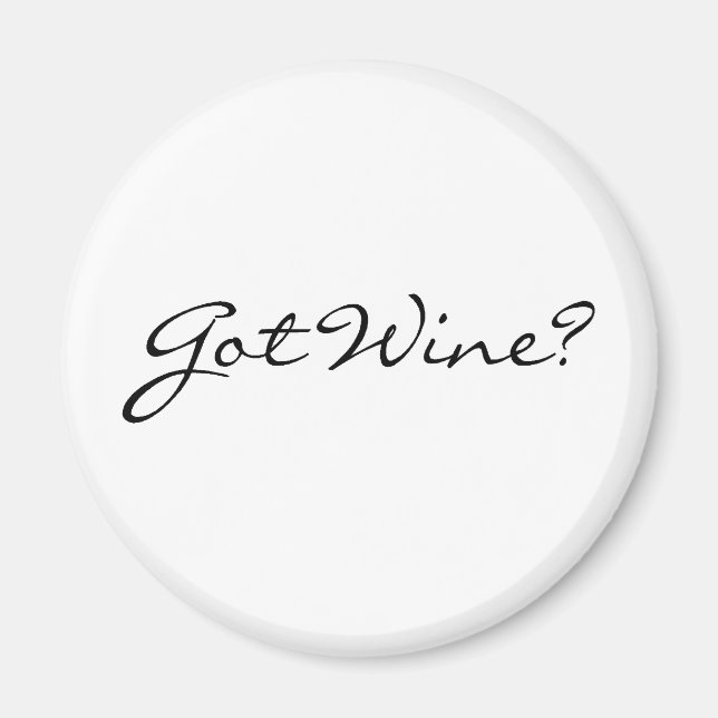 Got Wein Magnet (Vorne)