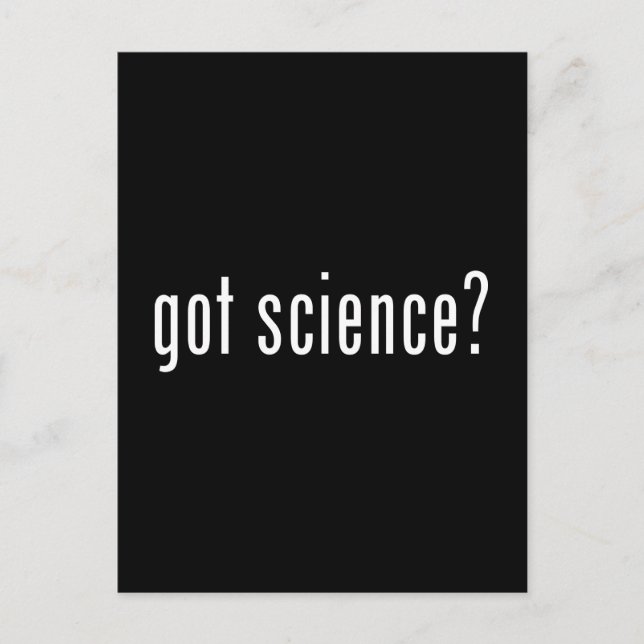 got Wissenschaft? Postkarte (Vorderseite)