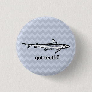 Got Zähne? Knopf Button