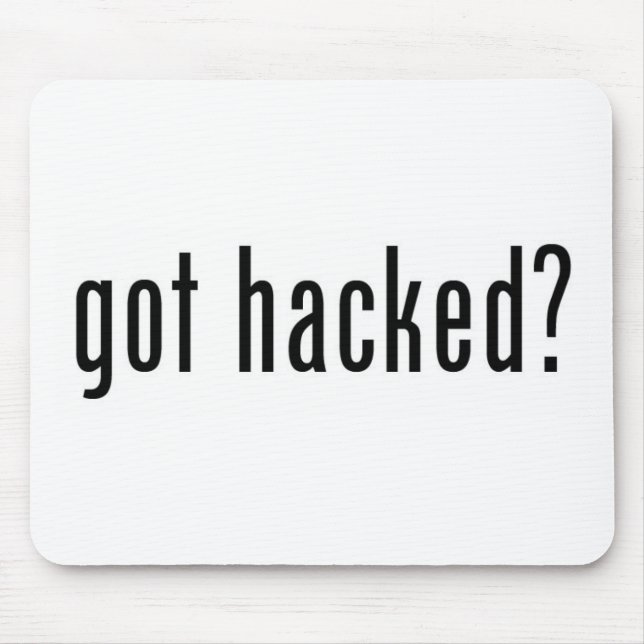 got zerhackt? mousepad (Vorne)
