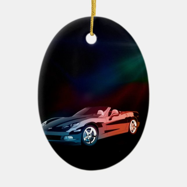 Got zur LIEBE die Korvette Keramik Ornament (Vorne)