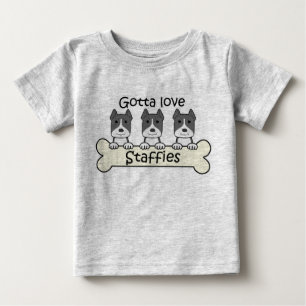Got zur Liebe Staffies Baby T-shirt
