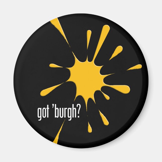 got'burgh? magnet (Vorne)