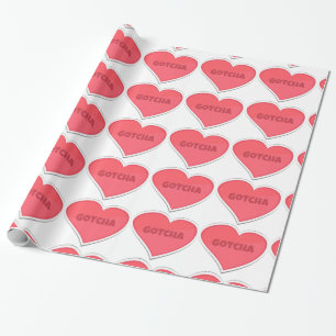 Gotcha Adoptions-Entwurf Geschenkpapier