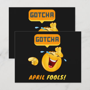 GOTCHA - April-Fools-Tag Lustig Einladung