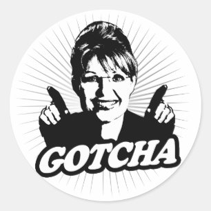 Gotcha autocollant de journalisme