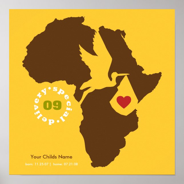 Gotcha Day - Gedenkgedicht Poster (Vorne)