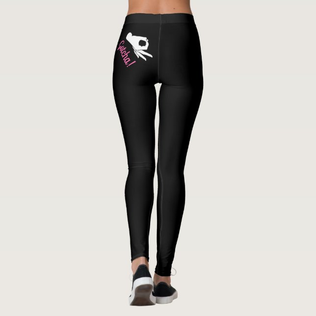 Gotcha Game Black Leggings cachés sous le flash de (Dos)