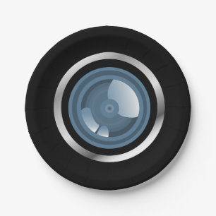 Gotcha! Kameraobjektiv-Pappteller Pappteller