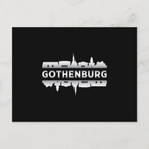 Göteborg Schweden City Skyline Stadtbild Geschenk Postkarte