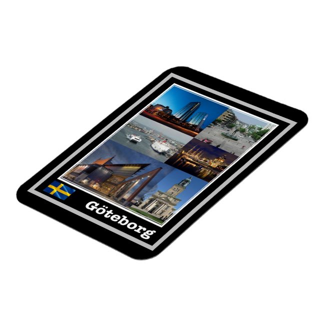 Göteborg - Schweden - Mosaik - Magnet (Linke Seite)