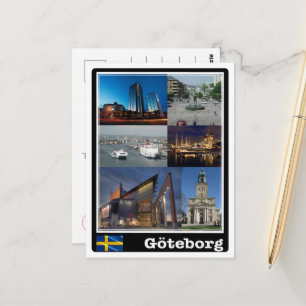 Göteborg - Schweden - Mosaik - Postkarte