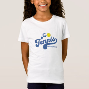 GoTennis en T-shirt filles bleues