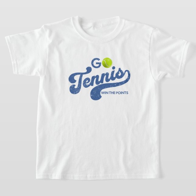 GoTennis in Blau Jungen T-Shirts (Ablage )